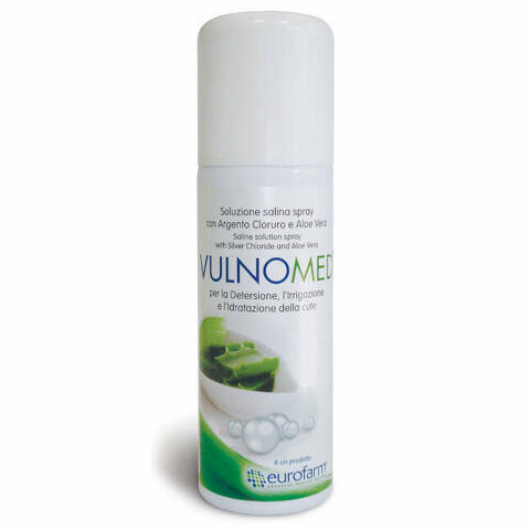 Soluzione Salina Spray Con Argento Cloruro E Aloe Vera Per Trattamento Cute E Mucose 125ml