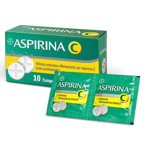 400 Mg Compresse Effervescenti Con Vitamina C 10 Compresse In Strip Al/pe/carta-pe/al/surlyn