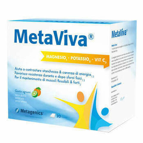 Metaviva Magnesio Potassio Vitamina C 20 Bustineine