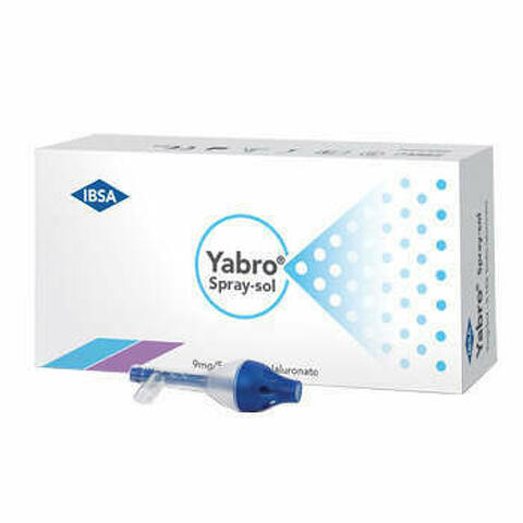 Yabro Spray-sol 10 Fiale 5ml Sodio Ialuronato 0,18%