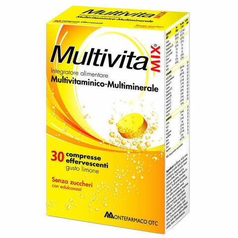 Multivitamix Senza Zucchero 30 Compresse Effervescenti