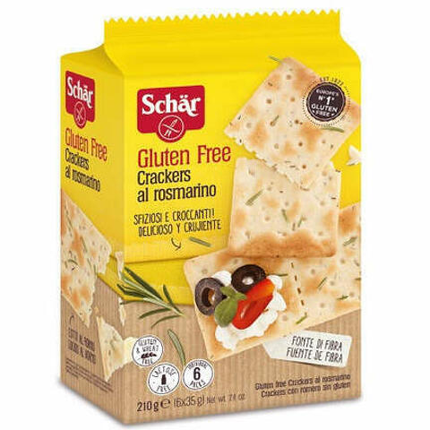 Schar Crackers Al Rosmarino 6 Confezioni Da 35 G