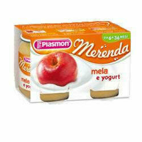 Plasmon Omogeneizzato Yogurt/mela 120 G X 2 Pezzi