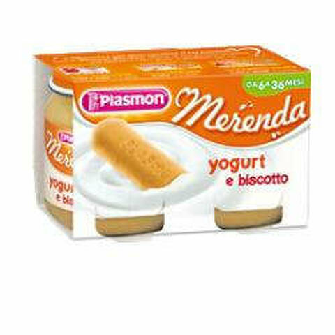 Plasmon Omogeneizzato Yogurt/biscotto 120 G X 2 Pezzi