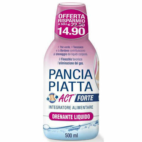 Pancia Piatta Act Forte Drenante Liquido 500ml