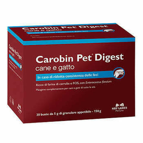 Carobin Pet Digest Granulare 30 Bustinee Da 5 G