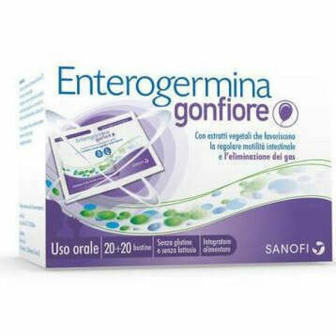 Enterogermina Gonfiore 20 Bustineine Bipartite