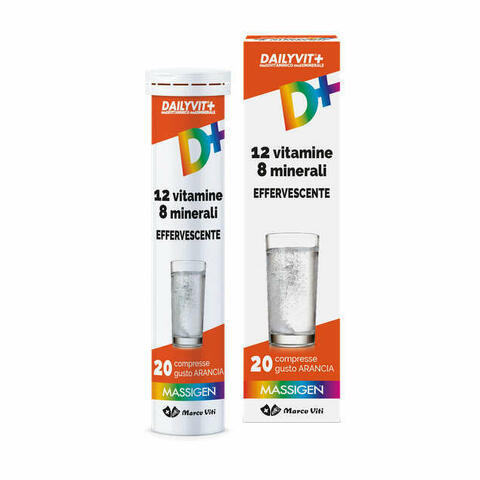 Dailyvit+ 12 Vitamine 8 Minerali Effervescente 20 Compresse
