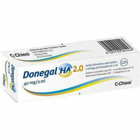 Siringa Intra-articolare Donegal Ha 2.0 Acido Ialuronico 40mg 2ml