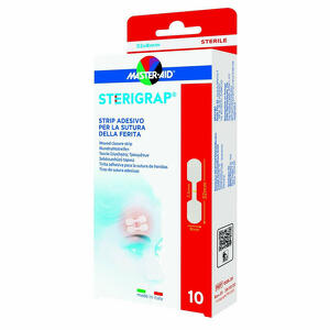  - Master-aid Sterigrap Strip Adesivo Sutura Ferite 32x8 Mm 10 Pezzi