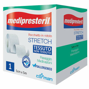 Medi presteril - Medipresteril rocchetto rotolo stretch tessuto non tessuto 5 cm x 500 cm