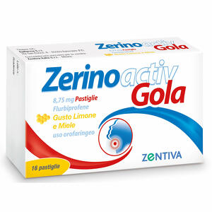 Zentiva Zerinol - 8,75mg pastiglia gusto limone e miele 16 pastiglie in blister di pvc/pvdc  alluminio