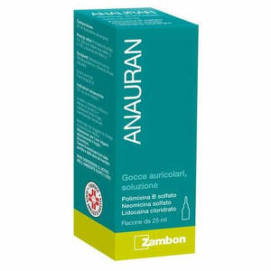 Zambon - anauran Gocce Auricolari, Soluzione 1 Flacone 25 Ml