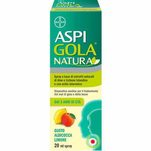Aspirina - Aspi Gola Natura Spray Albicocca Limone 20ml