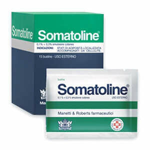 Somatoline - 0,1% + 0,3% Emulsione Cutanea15 Bustine