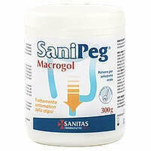  - Sanipeg Macrogol Polvere Per Soluzione Orale Barattolo 300 G