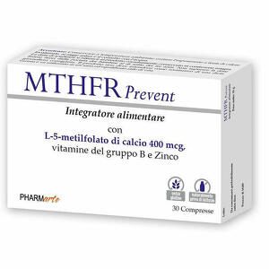 Pharmarte - Mthfr Prevent 30 Compresse Da 500mg