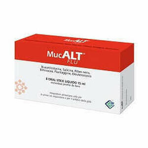  - Mucalt Flu 8 Oral Stick Monodose