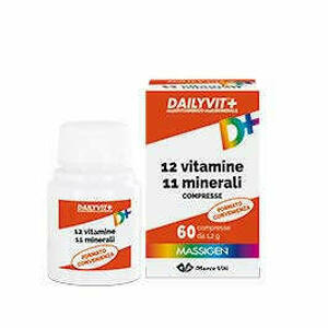 Massigen - Dailyvit+ 12 Vitamine 11 Minerali 60 Compresse