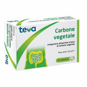  - Carbone Vegetale Teva 40 Compresse 16,2 G