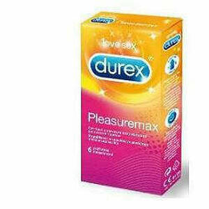 Durex - Profilattico Durex Pleasuremax Easyon 6 Pezzi