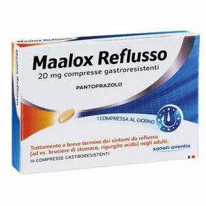Sanofi Maalox - 20 Mg Compresse Gastroresistenti 14 Compresse In Blister Opa/alu/pvc-al