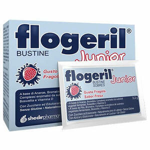 Shedir Pharma - Flogeril Junior Fragola 20 Bustineine