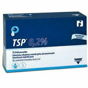  - Tsp 0,2% Soluzione Oftalmica Umettante Lubrificante 30 Flaconcini Monodose 0,5ml