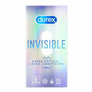 Durex - Durex Invisible Extra Lubrificato 6 Pezzi