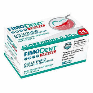 Fimo - Fimodent Travel Collutorioorio Clorexidina Spdd 0,20% 14 Flaconcini Monodose 10ml