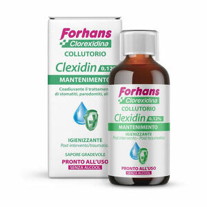  - Forhans Collutorioorio Con Clorexidina 0,12 Clexidin Senza Alcool 200ml
