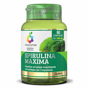  - Colours Of Life Spirulina Maxima 60 Compresse 1000mg