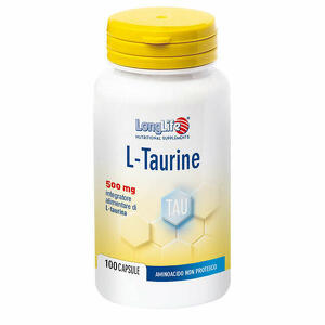  - Longlife L-taurine 500mg 100 Capsule