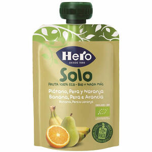  - Hero Solo Frutta Frullata 100% Bio Banana Pera Arancia 100 G