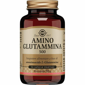  - Amino Glutammina 500 50 Capsule Vegetali
