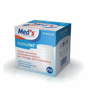  - Cerotto Meds Farmatnt Tessuto Non Tessuto Fix Ipoallergenico Adesivo 250x5cm