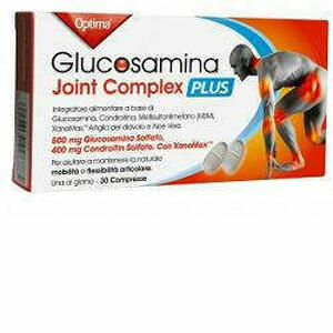 Optima Naturals - Glucosamina Joint Complex Plus Con Vitamina C 30 Compresse